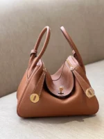 Hermes Lindy 26 Brown Gold Hardware - Image 2