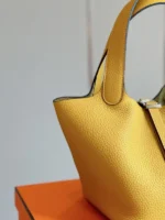 Hermes Picotin 18 Yellow Togo leather Gold Hardware - Image 4