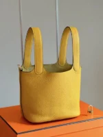 Hermes Picotin 18 Yellow Togo leather Gold Hardware - Image 6