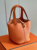 Tui Xach Hermes Picotin 18 Togo Khau Tay Like Auth Nu Mau Cam 18cm 8 600x800 1