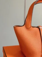 Tui Xach Hermes Picotin 18 Togo Khau Tay Like Auth Nu Mau Cam 18cm 9 600x800 1