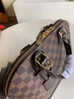 Louis Vuitton Damier Ebene Alma PM Caro Pattern Handbags 32mm - Image 6