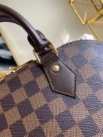 Louis Vuitton Damier Ebene Alma PM Caro Pattern Handbags 32mm - Image 3