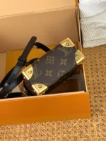 Louis Vuitton LV Camera Box Monogram Like Auth Handbags 12.5×17.6x6cm - Image 4