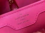Tui Xach Louis Vuitton LV Capucines BB Mau Hong Sieu Cap 27x18x9cm 5