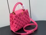 Tui Xach Louis Vuitton LV Capucines BB Mau Hong Sieu Cap 27x18x9cm 8