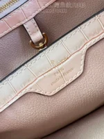 Louis Vuitton LV Capucines BB Like Auth Crocodile Leather Pink Handbags 27cm - Image 2