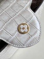 Louis Vuitton LV Capucines Crocodile Leather Handbag with Gold Buckle 31cm - Image 8