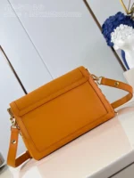 Tui Xach Louis Vuitton LV Dauphine Soft Nu Mau Cam Like Auth 18x12x8cm 6