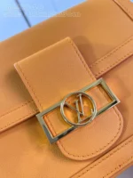 Tui Xach Louis Vuitton LV Dauphine Soft Nu Mau Cam Like Auth 18x12x8cm 9