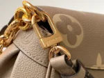 Louis Vuitton LV Favorite Brown Like Auth Handbags Lock Gold 24x14cm - Image 4