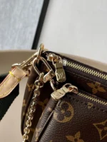 Louis Vuitton LV Multi Pochette Handle Fabric Green Handbags Monogram 24x16x6cm - Image 5