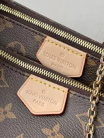 Louis Vuitton LV Multi Pochette Handle Fabric Green Handbags Monogram 24x16x6cm - Image 6