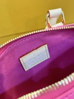 Louis Vuitton LV Nano Speedy Pink Shiny Leather Handbags 16x10x7,5cm - Image 3