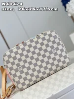 Louis Vuitton LV Neonoe BB Lock Pattern Like Auth Handbags 26cm - Image 4