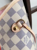 Tui Xach Louis Vuitton LV Neverfull Hoa Tiet Ke O Trang 4