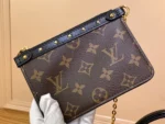 Louis Vuitton LV Petite Malle LV Monogram Pattern Like Auth Handbags 24x16x13cm - Image 4