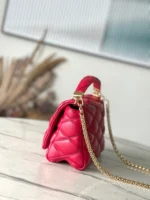 Louis Vuitton LV Twist Like Auth Womans Red Handbags Smooth Leather 23cm - Image 8