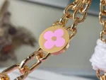 Louis Vuitton LV Twist Pink Handbags With Lock Gold 24cm - Image 7