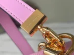 Louis Vuitton LV Twist Pink Handbags With Lock Gold 24cm - Image 6