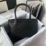 Chanel Vintage Classic Like Auth Handbags Black Womans 30x21x8cm - Image 6