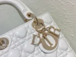 Tui Xach Nu Cao Cap Dior Lady ABC Mau Trang Da Mem Min 20cm 7 1