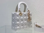 Tui Xach Nu Cao Cap Dior Lady ABC Mau Trang Da Mem Min 20cm 8 1