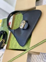 Gucci Like Auth Women's Handbag Black 28cm - Image 5