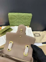 Gucci Marmont High Quality White Women's Handbag 22cm - Image 7