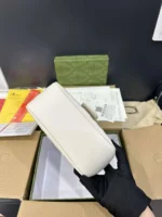 Gucci Marmont High Quality White Women's Handbag 22cm - Image 3