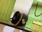 Gucci Marmont Rep 11 Women's Handbag High Quality Black 20cm - Image 7