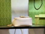 Gucci Marmont Replica 1:1 Women's Handbag High Quality White 20cm - Image 4