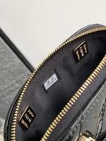 Chanel Alma Mini Shiny Leather Handbags Black Lock Gold 12cm - Image 2