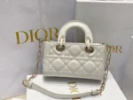 Dior D-Joy Mini Bag White Super Quality Women's Handbag 16.5x6x10cm - Image 3