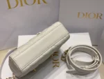 Dior D-Joy Mini Bag White Super Quality Women's Handbag 16.5x6x10cm - Image 5