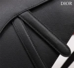 Dior Saddle 11 Handbags Black With Lock Yellow Gold 25x20x6.5cm - Image 5