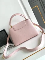 Tui Xach Nu Hang Hieu Louis Vuitton LV Capucines BB Mau Hong 27x18x9cm 8