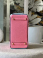 Hermes Birkin 30 Liam Blue/ Rose Pink Togo Leather Gold Hardware - Image 3