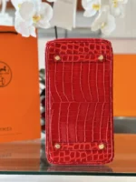 Tui Xach Nu Hermes Birkin Crocodile Mix 2 Mau Like Auth 30cm 8 1