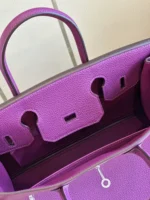 Hermes Birkin 30 Purple Palladium Hardware - Image 2