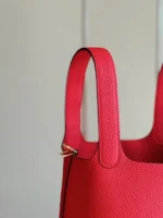 Hermes Picotin 18 Pink Togo Leather Gold Hardware - Image 6