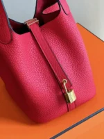 Hermes Picotin 18 Pink Togo Leather Gold Hardware - Image 2