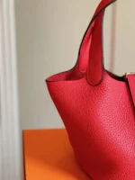 Hermes Picotin 18 Pink Togo Leather Gold Hardware - Image 4