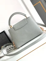 Tui Xach Nu Louis Vuitton LV Capucines BB Like Auth Mau Ghi 27x18x9cm 8