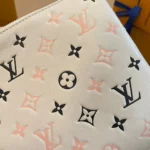 Louis Vuitton LV Coussin Monogram Like Auth Handbags Mix Pink Black Pattern 26x20x12cm - Image 2