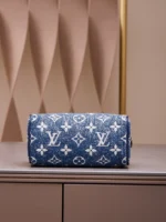 Louis Vuitton LV Speedy Monogram Demin Womans Like Auth Handbags 16x10x7.5cm - Image 5