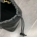 Celine Cabas Black Handbag Soft Leather 22x17x15cm - Image 6