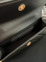 Chanel Woc Black Handbags Pearl Handle Plated Lock Gold 19cm - Image 4