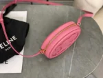 Celine Mini Handbag Pink Smooth Leather 16×12.5x4cm - Image 3