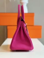 Hermes Birkin 25 Pink Togo leather Palladium Hardware - Image 6